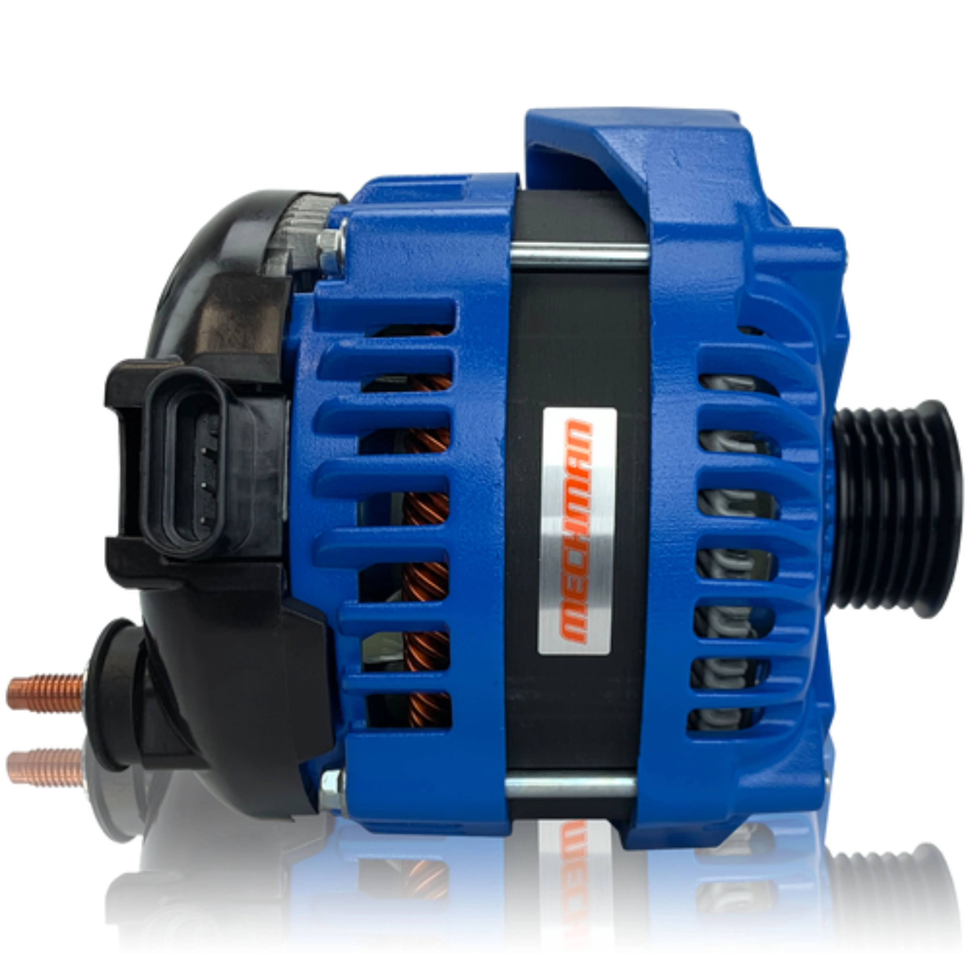Mechman E-Series 400 Amp Blue Alternator For 96 - 04 GM Truck 8206400-BLUE - Image 4