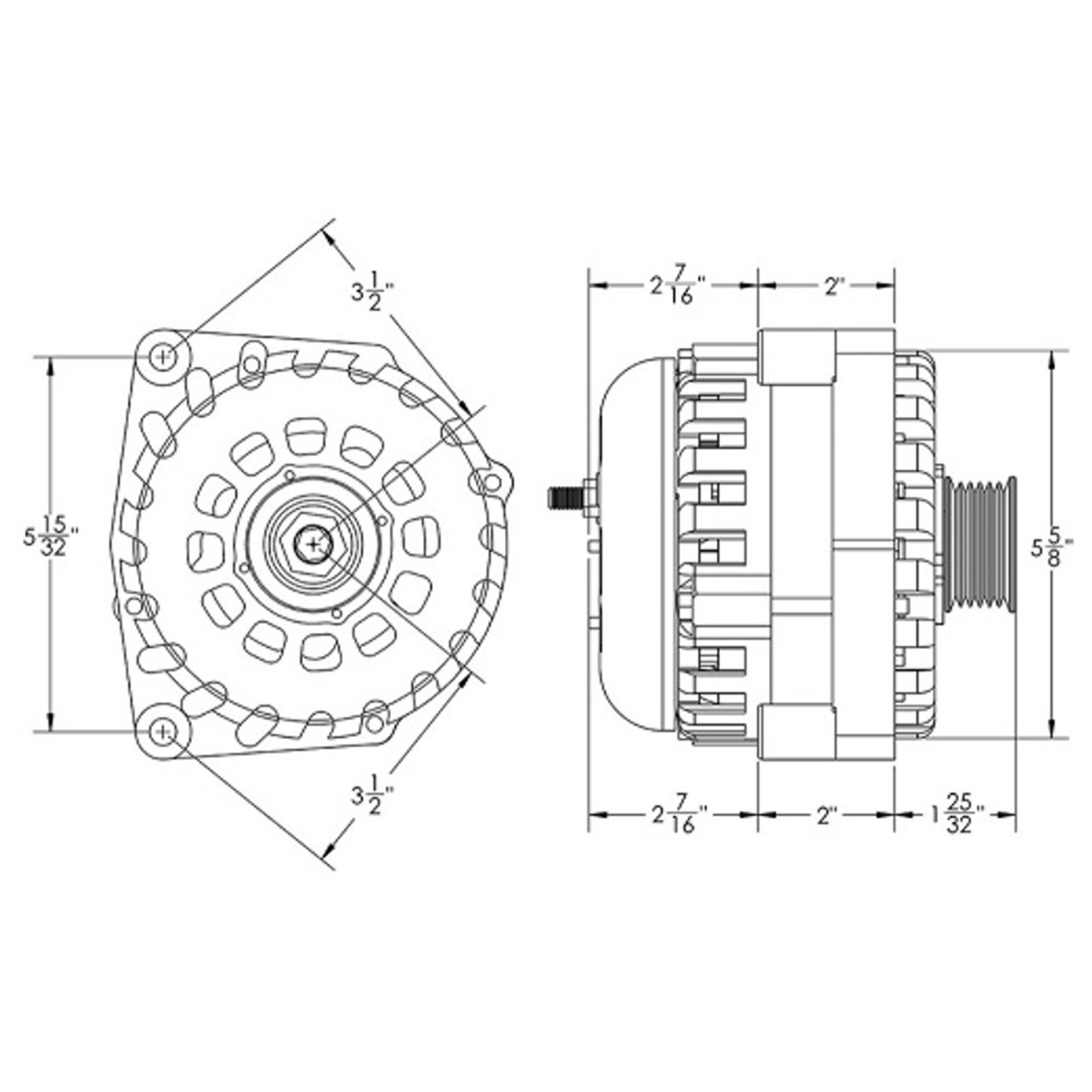 Mechman E-Series 400 Amp Gold Alternator For 1996 - 2004 GM 5.7L Truck - Image 6