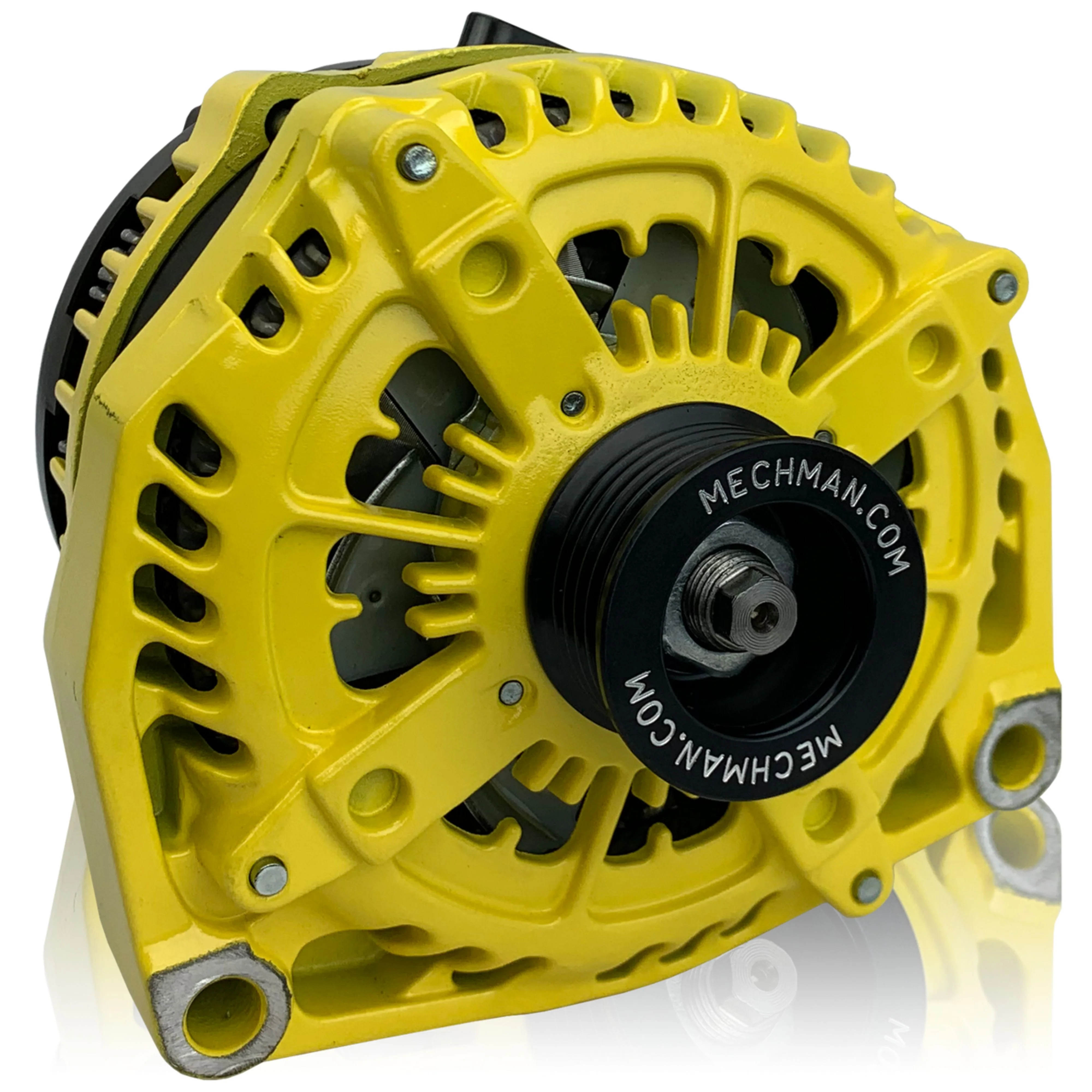 Mechman E-Series 400 Amp Yellow Alternator For 96 - 04 GM Truck 8206400-YELL