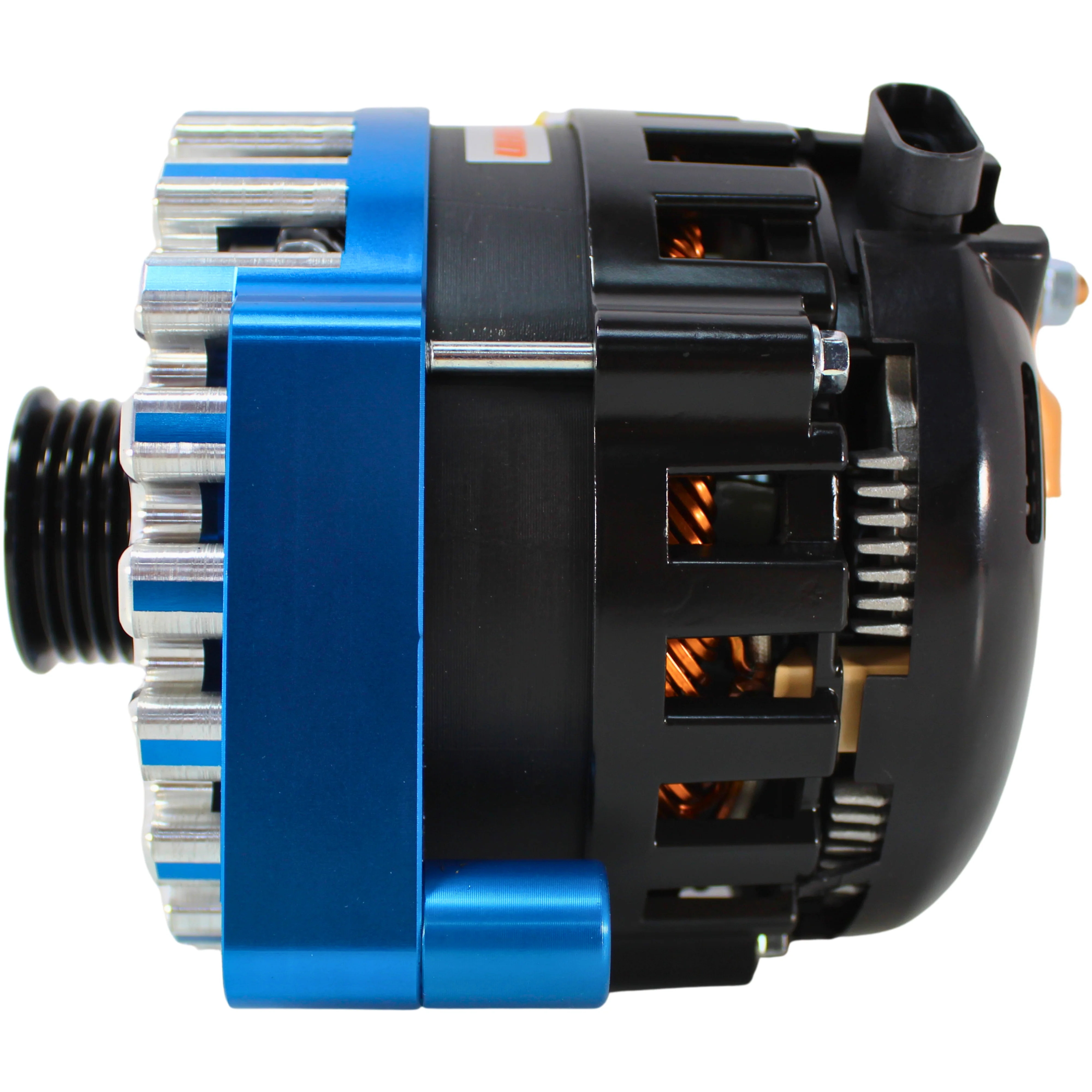 Mechman Elite Series 370A Blue Alternator Billet For 96-04 GM 5.7L / B8206370BL - Image 4