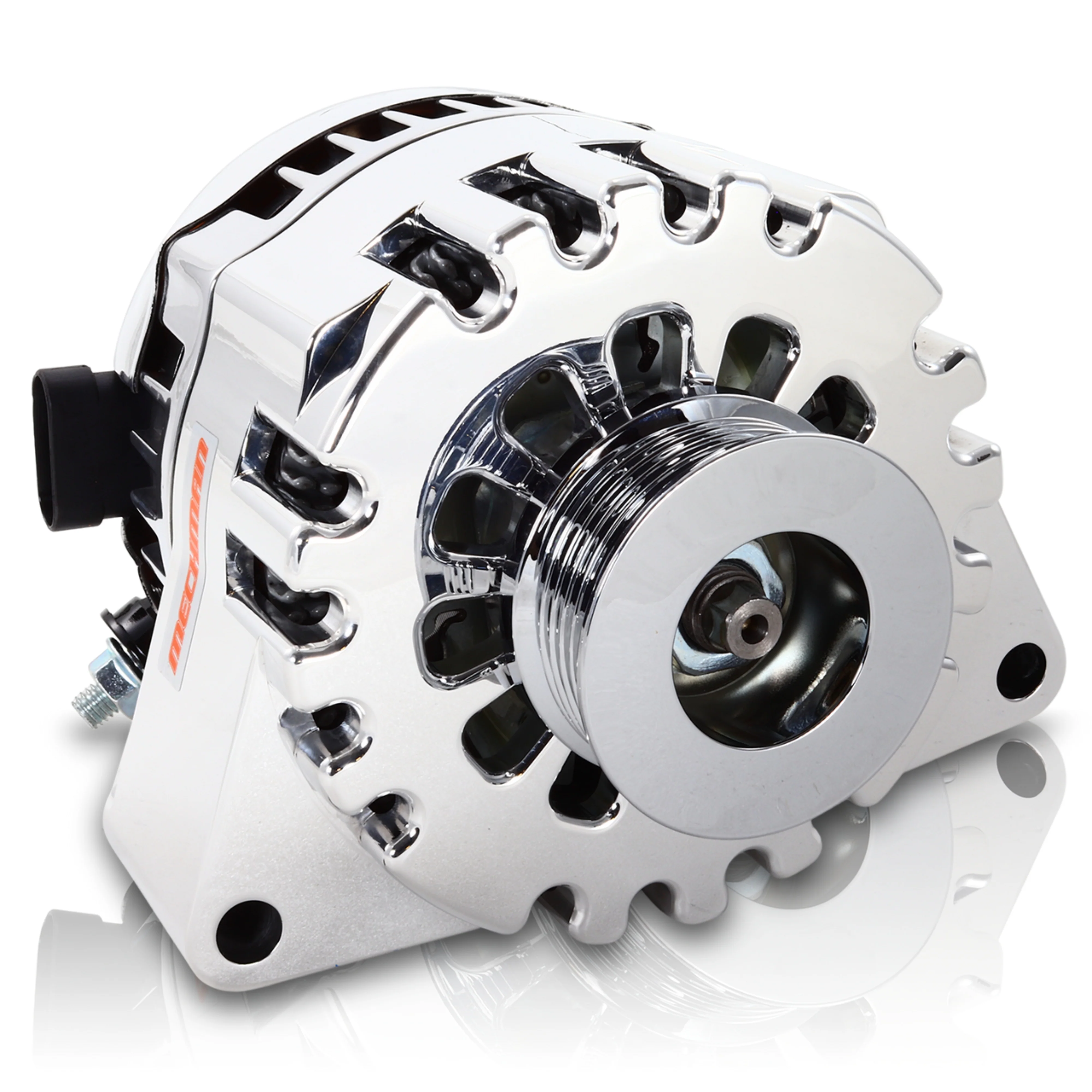 Mechman S-Series 170 Amp Polished Alternator For 2005 - 2007 6.0L C5/C6 Corvette