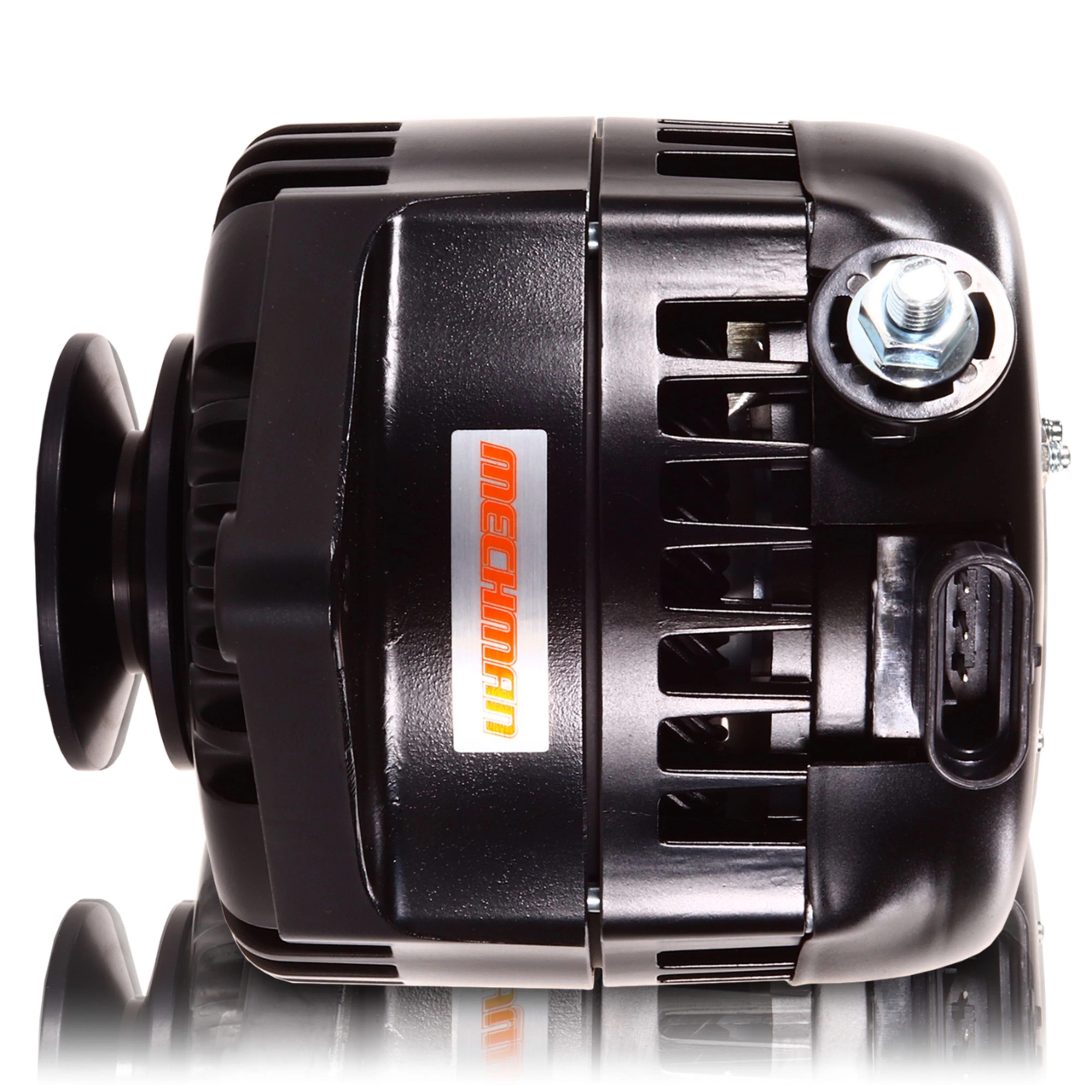 Mechman S-Series 170 Amp Racing Alternator 63 - 85 GM Black Finish 7127170B - Image 4