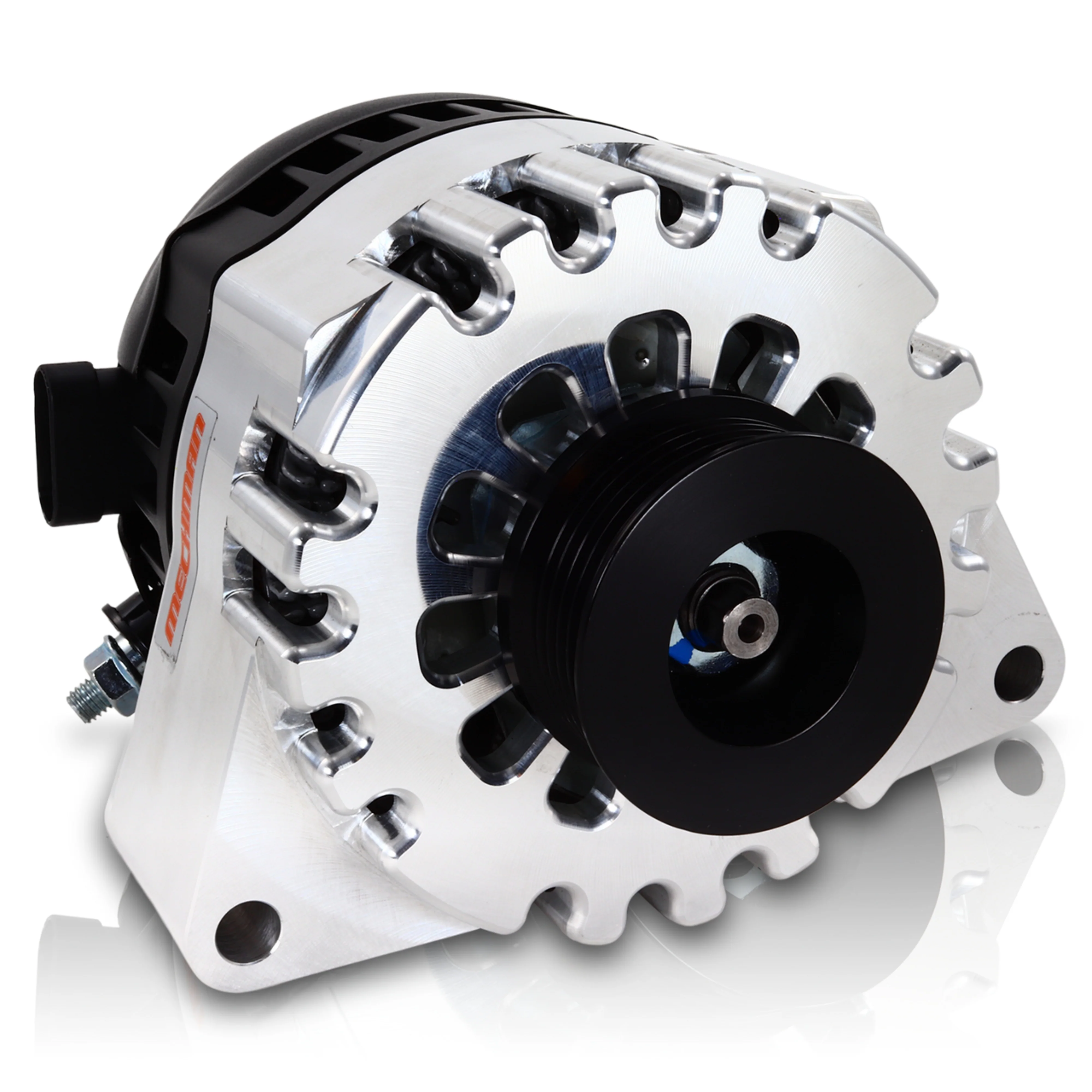 Mechman S-Series 240 Amp Machined Alternator For 2005 - 2007 6.0L C5/C6 Corvette