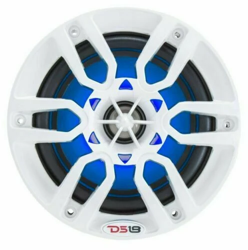 DS18 WHITE 6.5" MARINE POD SPEAKERS + NXL200.2D 600W WATERPROOF AMP - Image 4