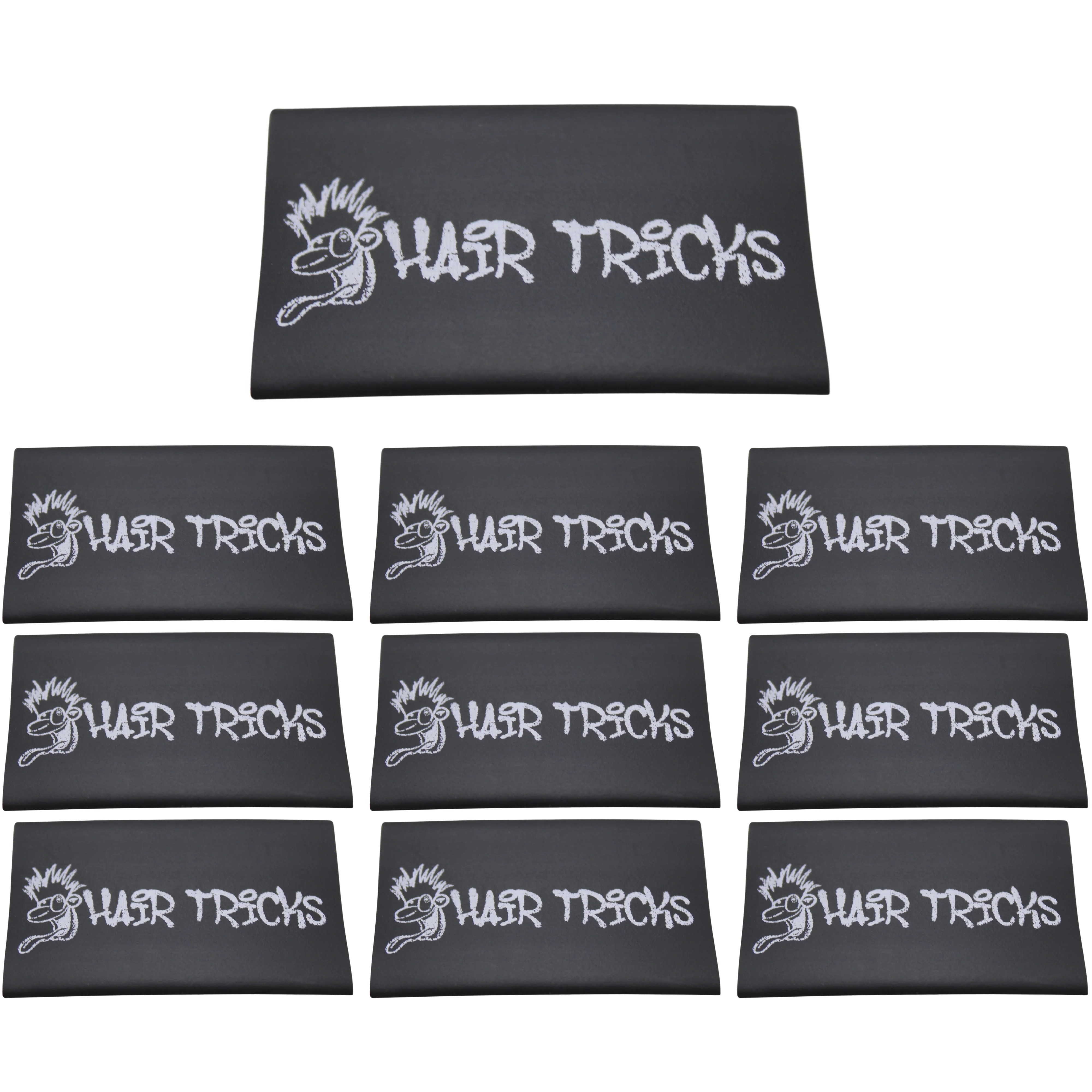 Official Big Jeff Audio HAIR TRICKS Heat Shrink 0 Gauge 10 Pack Black