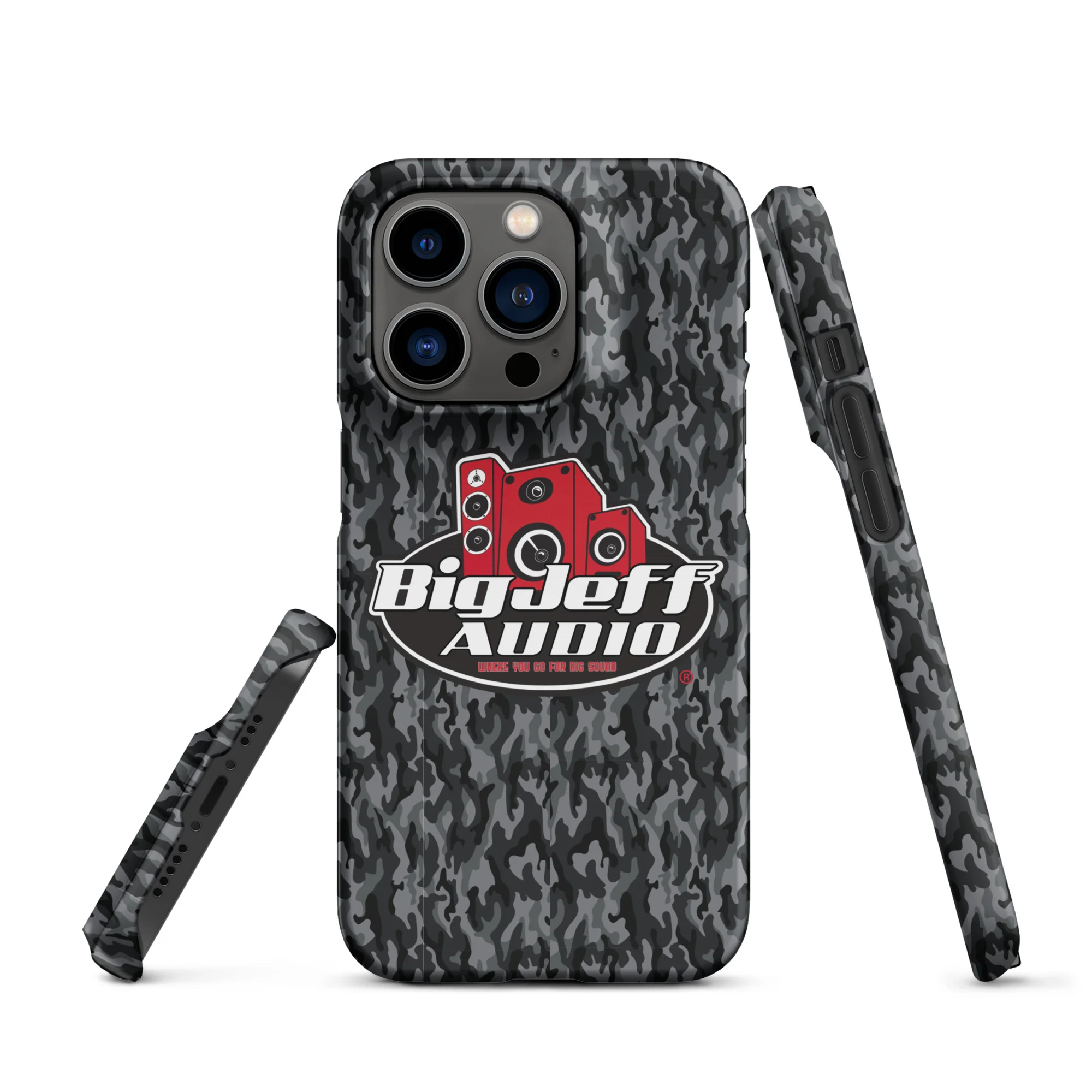 Official Big Jeff Audio Glossy/Matte Camo iPhone Case - Image 29