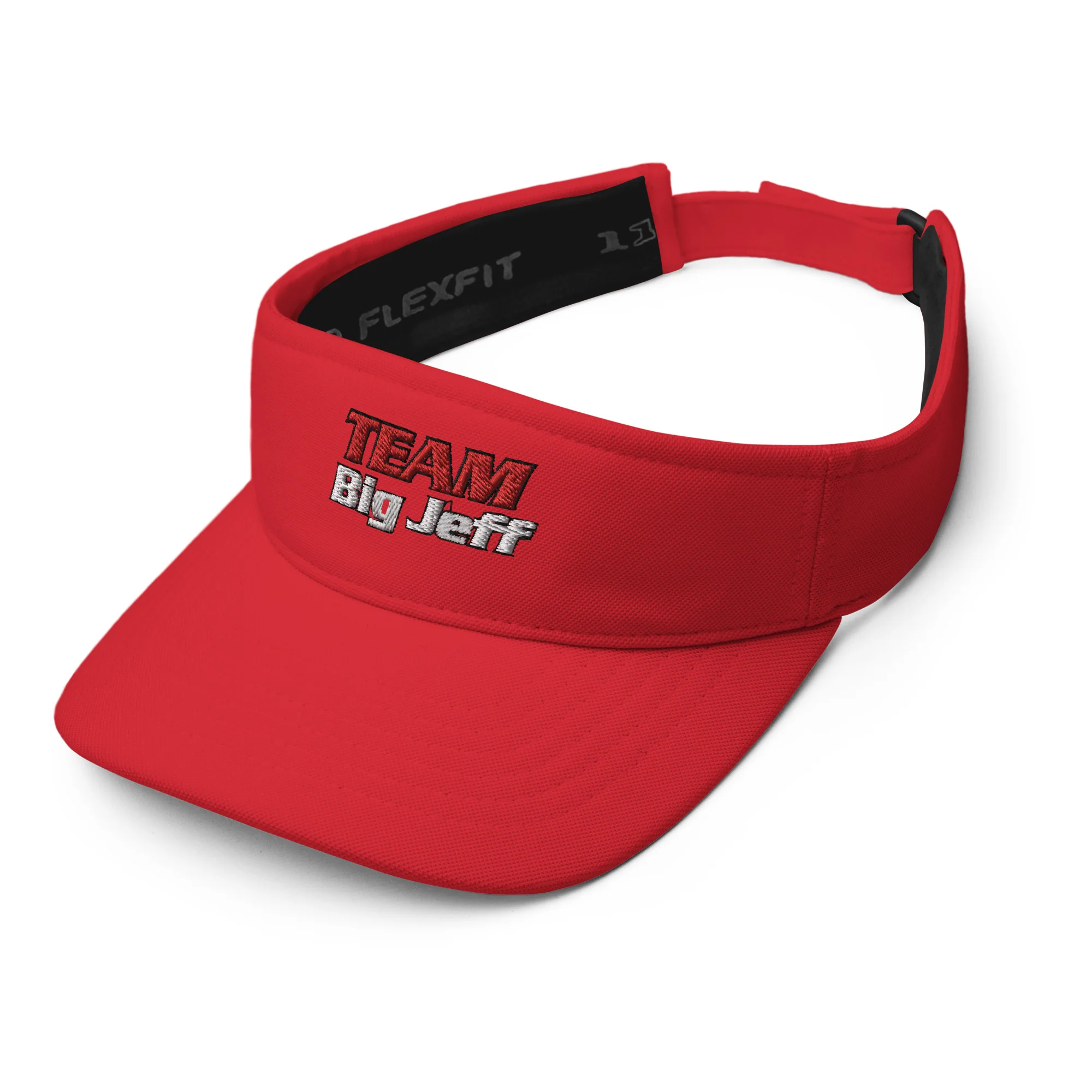 Official Team Big Jeff Audio Visor Hat With Team Big Jeff Embroidered Logo - Image 6