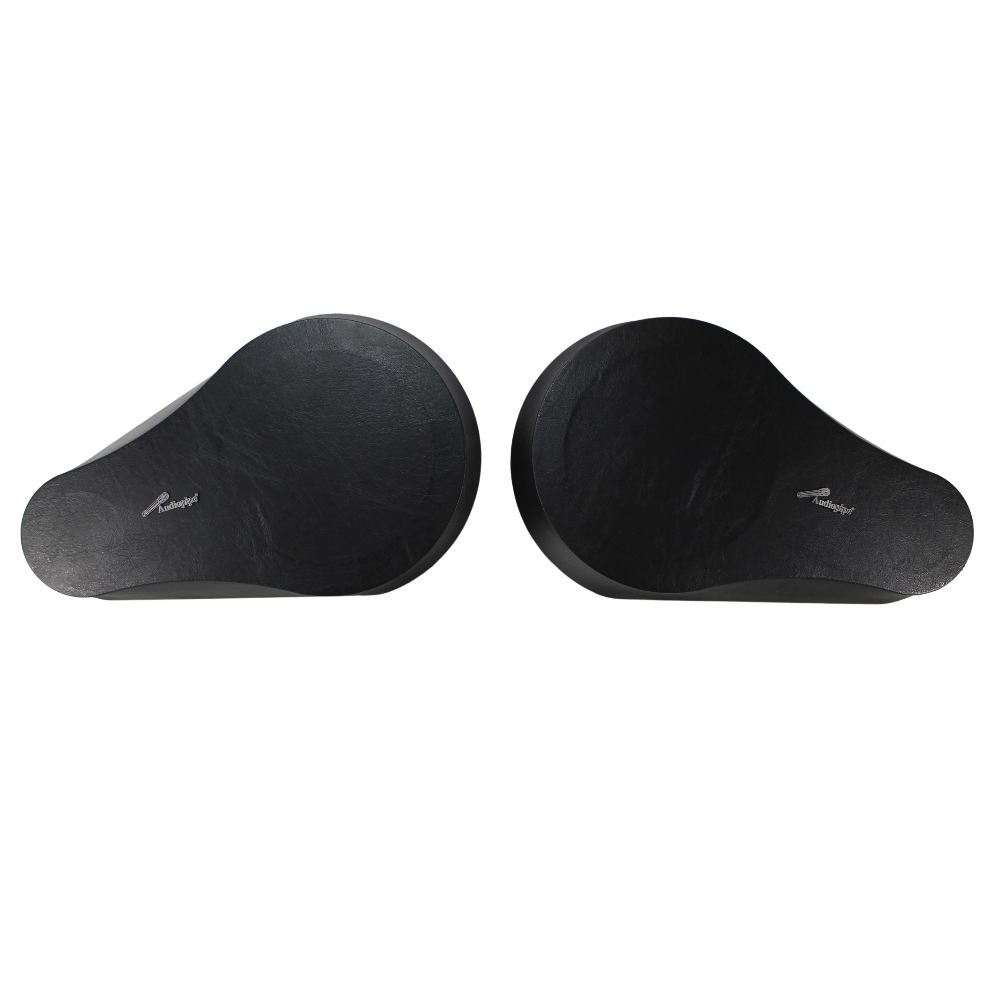Pair of 8" Wood Vinyl Covered Speaker Pod w/ Tweeter Opening - Black