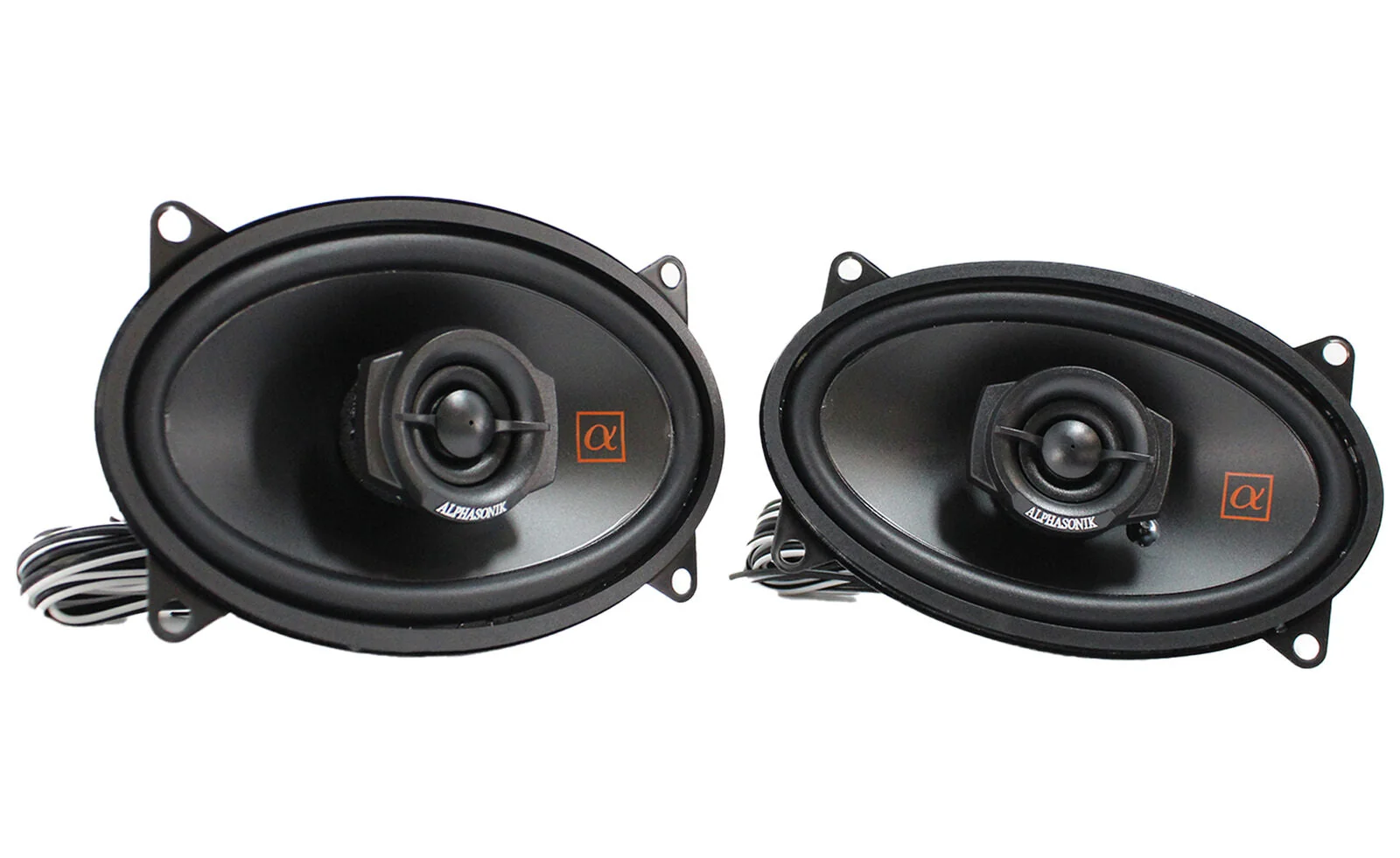 Pair of Alphasonik Car Speakers 4x6 120W 2 Way Full Range Neuron Series NS46 - Image 3