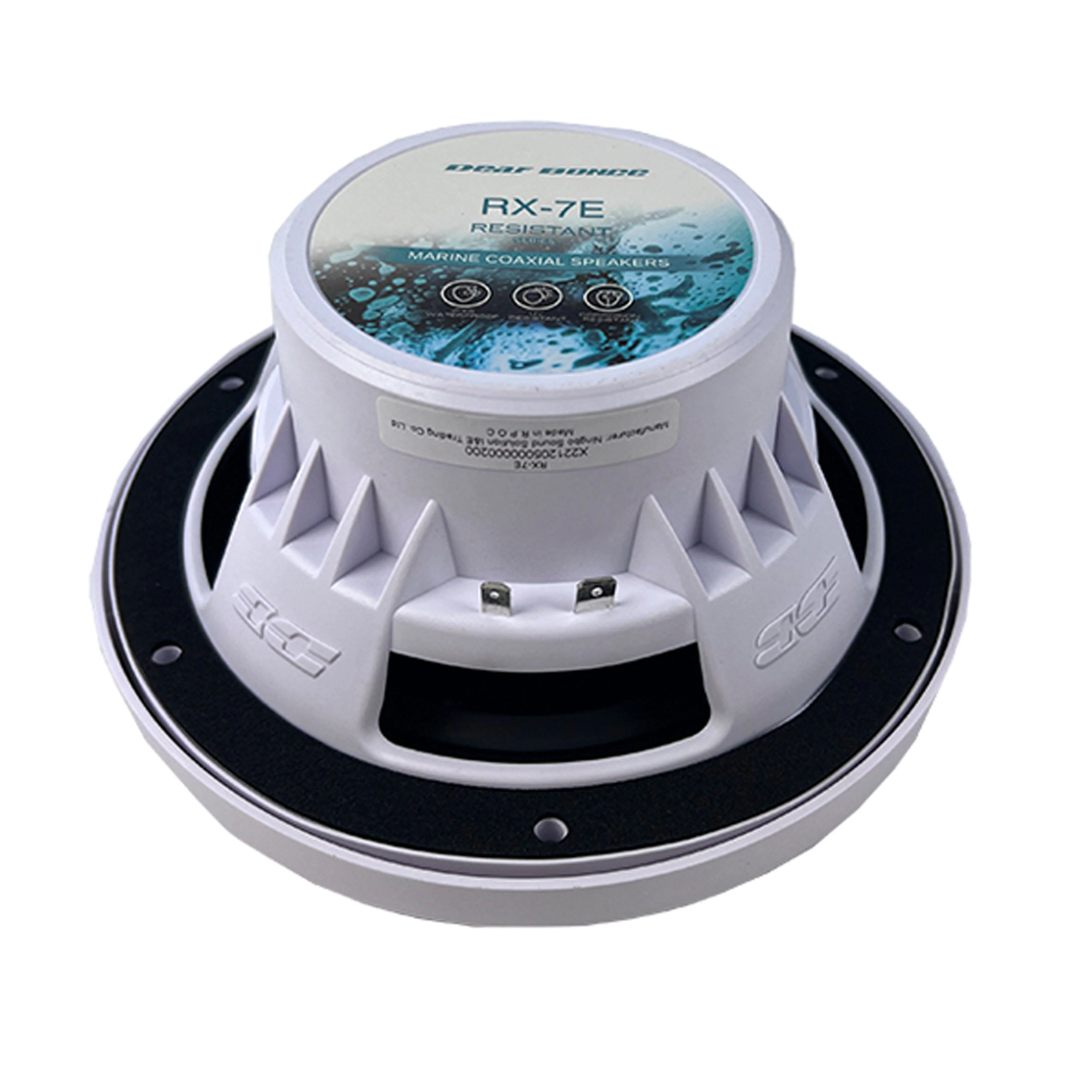 Deaf Bonce 7" 65W RMS 4-Ohm Coaxial Waterproof Marine Speakers DB-RX-7E - Image 3