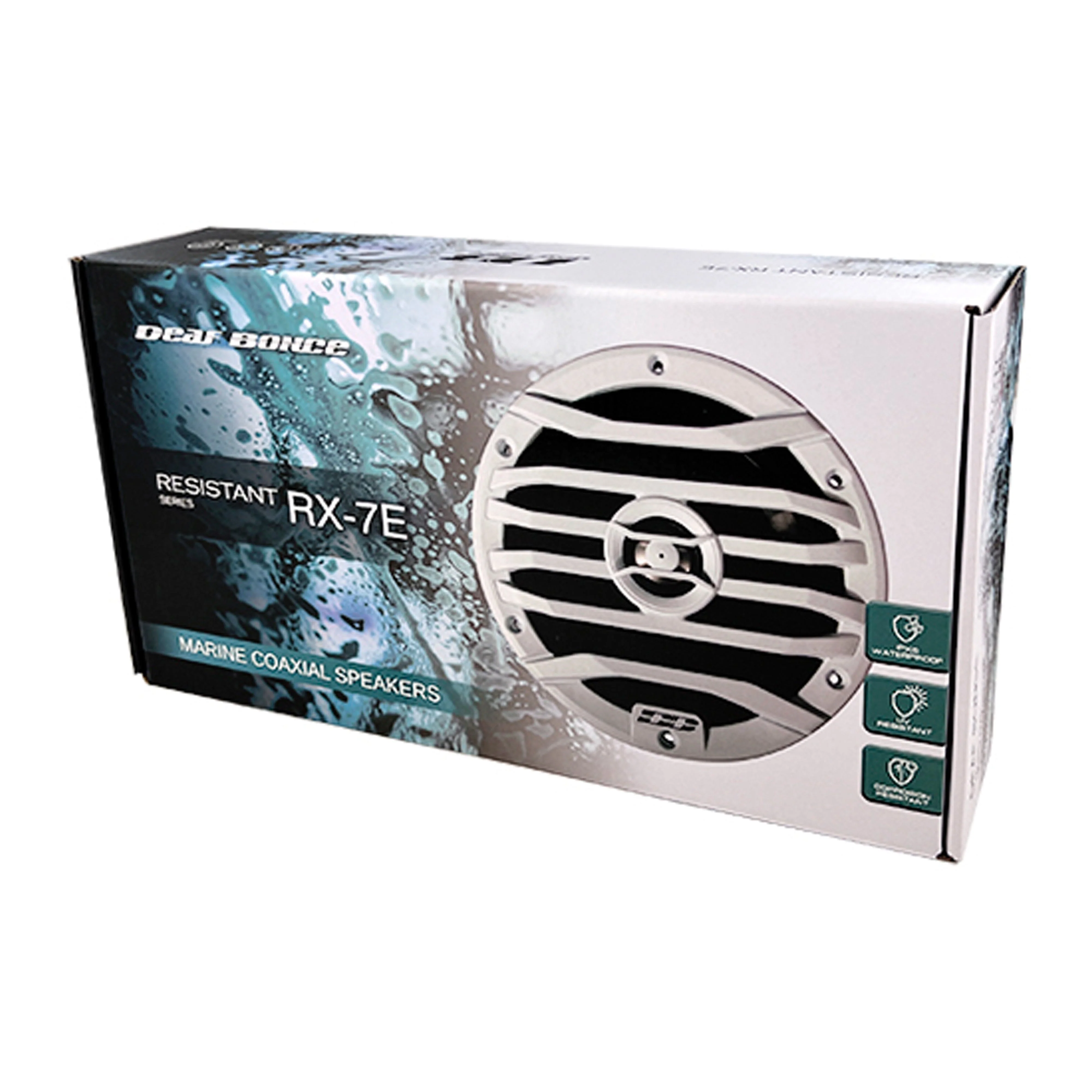 Deaf Bonce 7" 65W RMS 4-Ohm Coaxial Waterproof Marine Speakers DB-RX-7E - Image 5