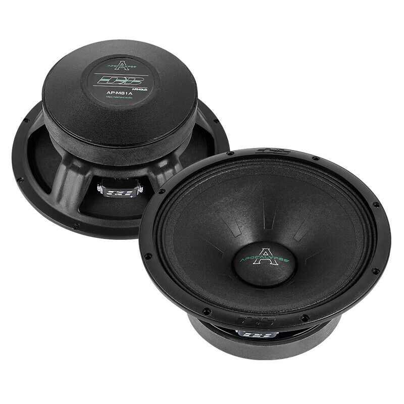 Pair of Deaf Bonce 8 Midrange Speakers 600W 4 Ohm w/ 1" Bullet Tweeters 240W - Image 2
