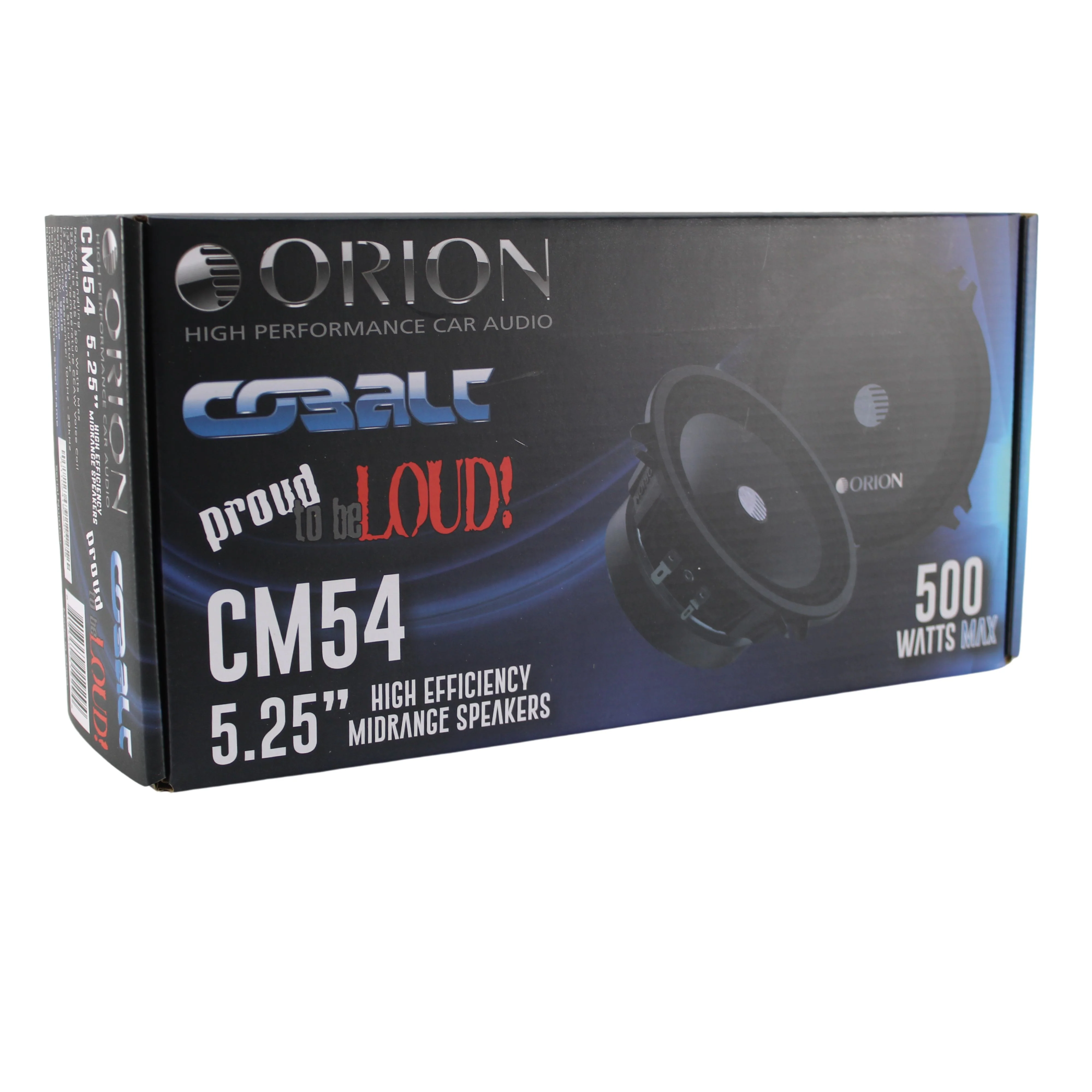 Pair of Orion 4-Ohm 125w/RMS Cobalt 5.25" Midrange Bullet Speakers - CM54 - Image 6