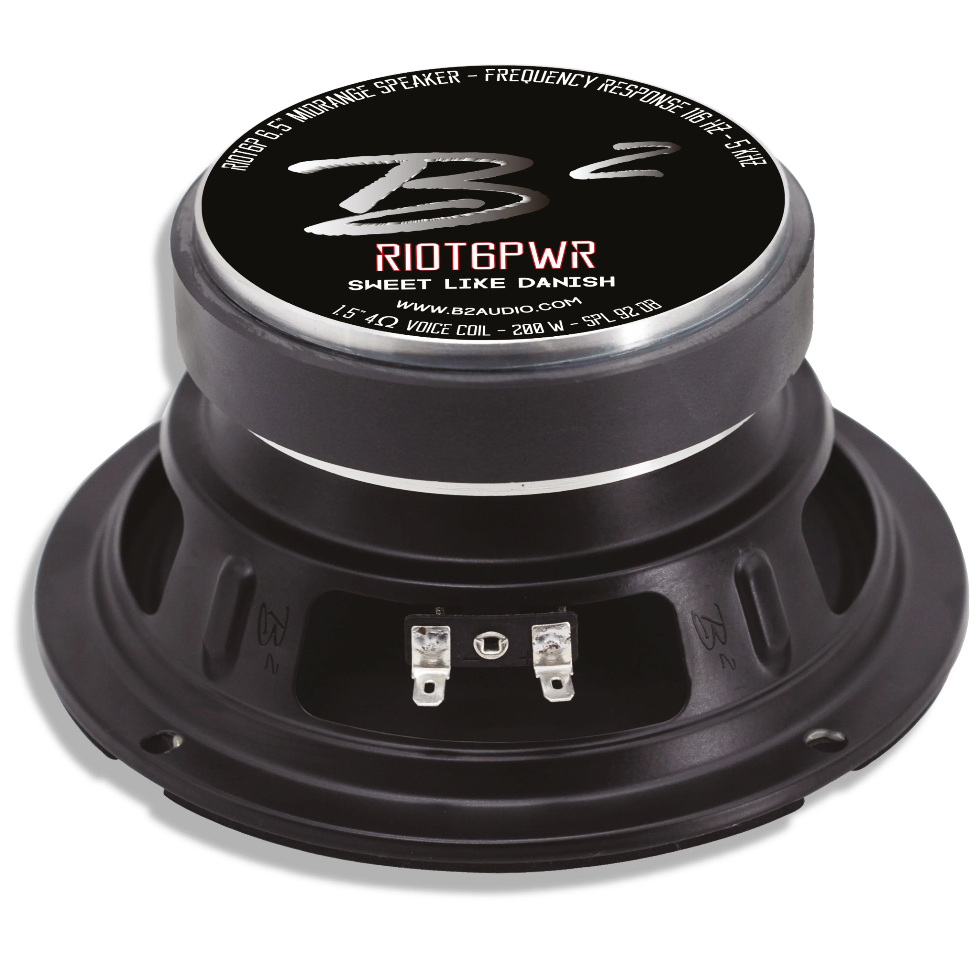B2 Audio 6.5" 4-Ohm 100W RMS Mid-Range UV/Water Resistant Speaker Pair RIOT - Image 3
