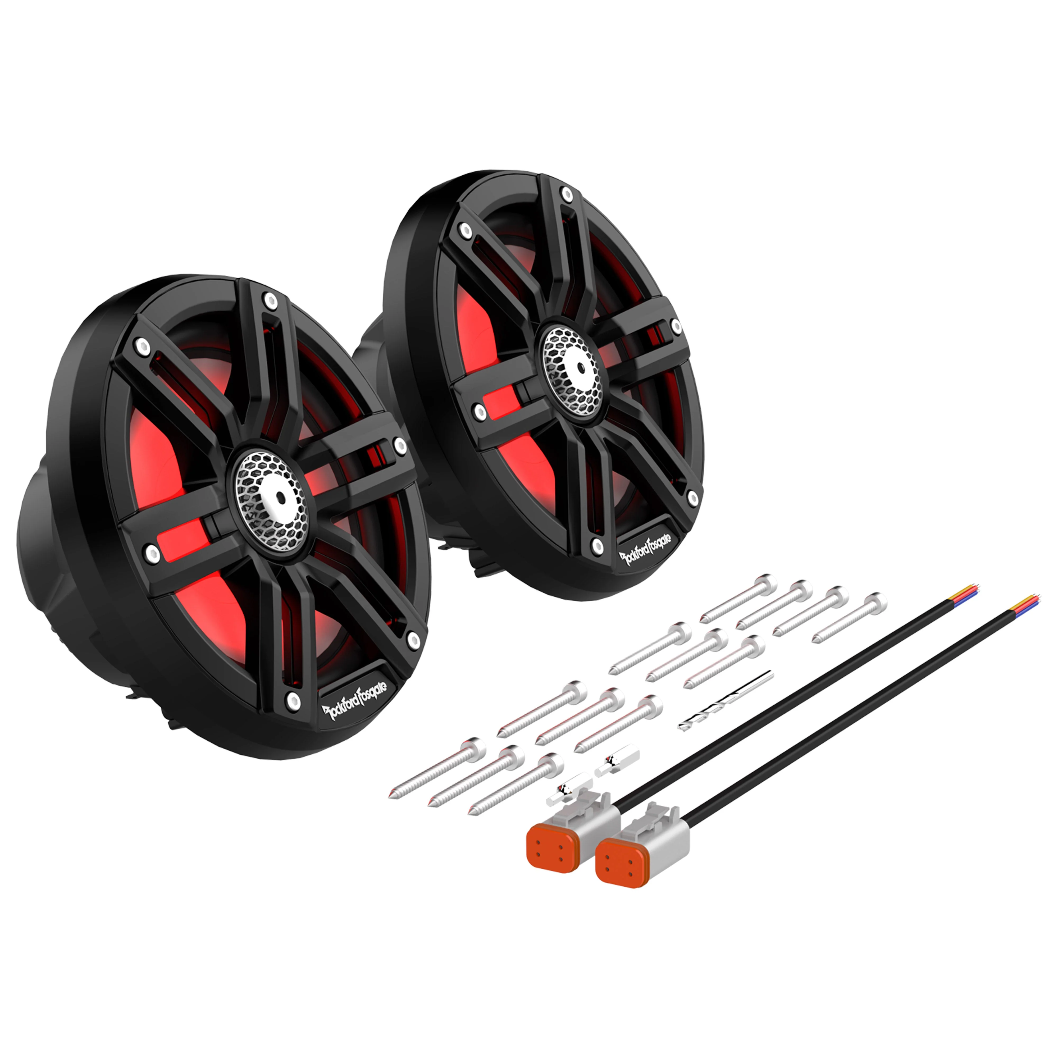 6.5" 1200W 4-Ohm 2-Way Marine Speakers Rockford Fosgate Color Optix M2-65B - Image 5