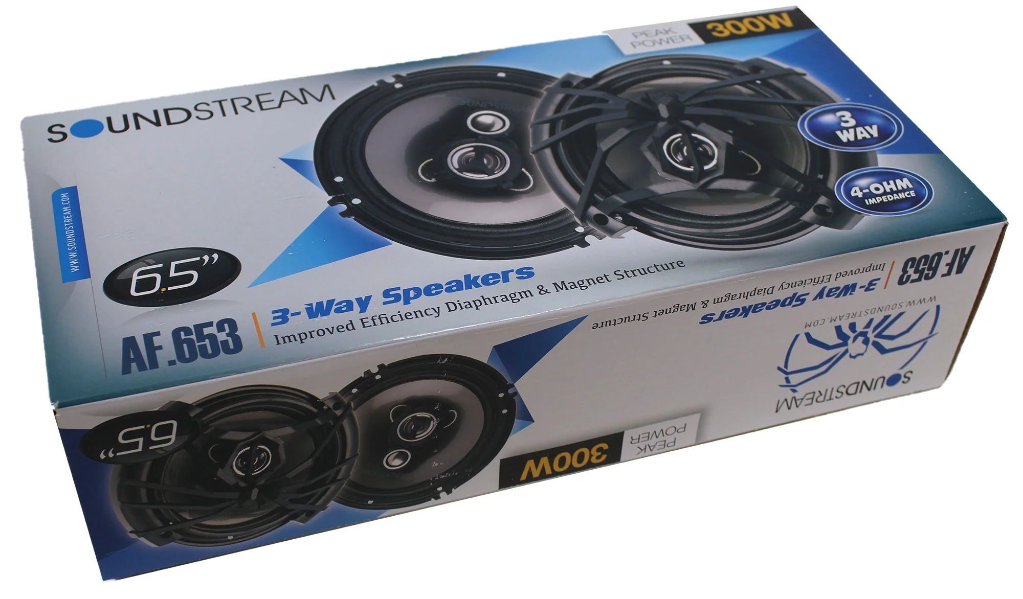 Pair of SoundStream Arachnid 6.5" 300W 4 Ohm 3 Way Coaxial Speakers AF.653 - Image 5
