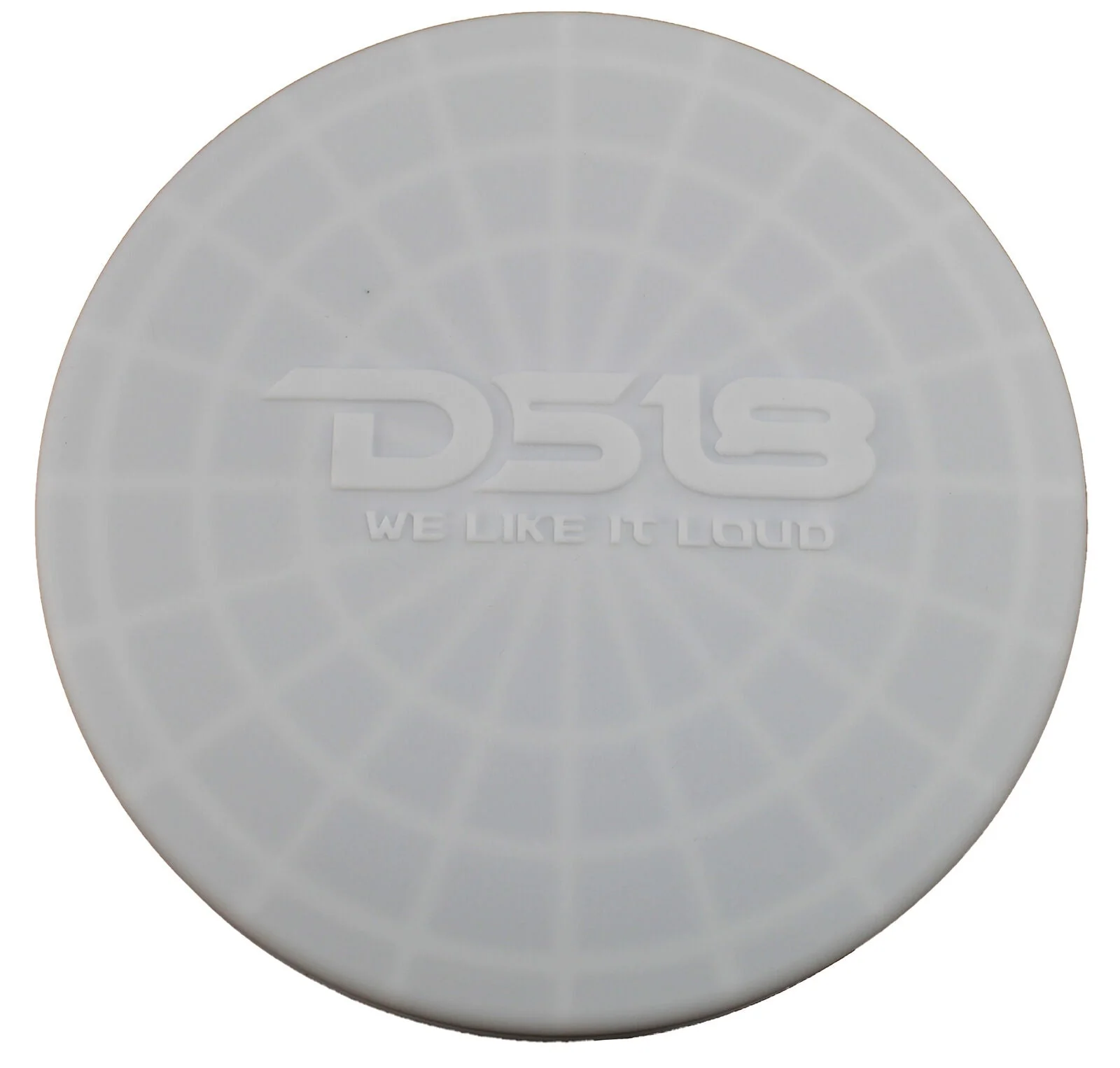 Pair of White DS18 HYDRO 6" Silastic Silicone Marine Speaker Covers CS-6/WH