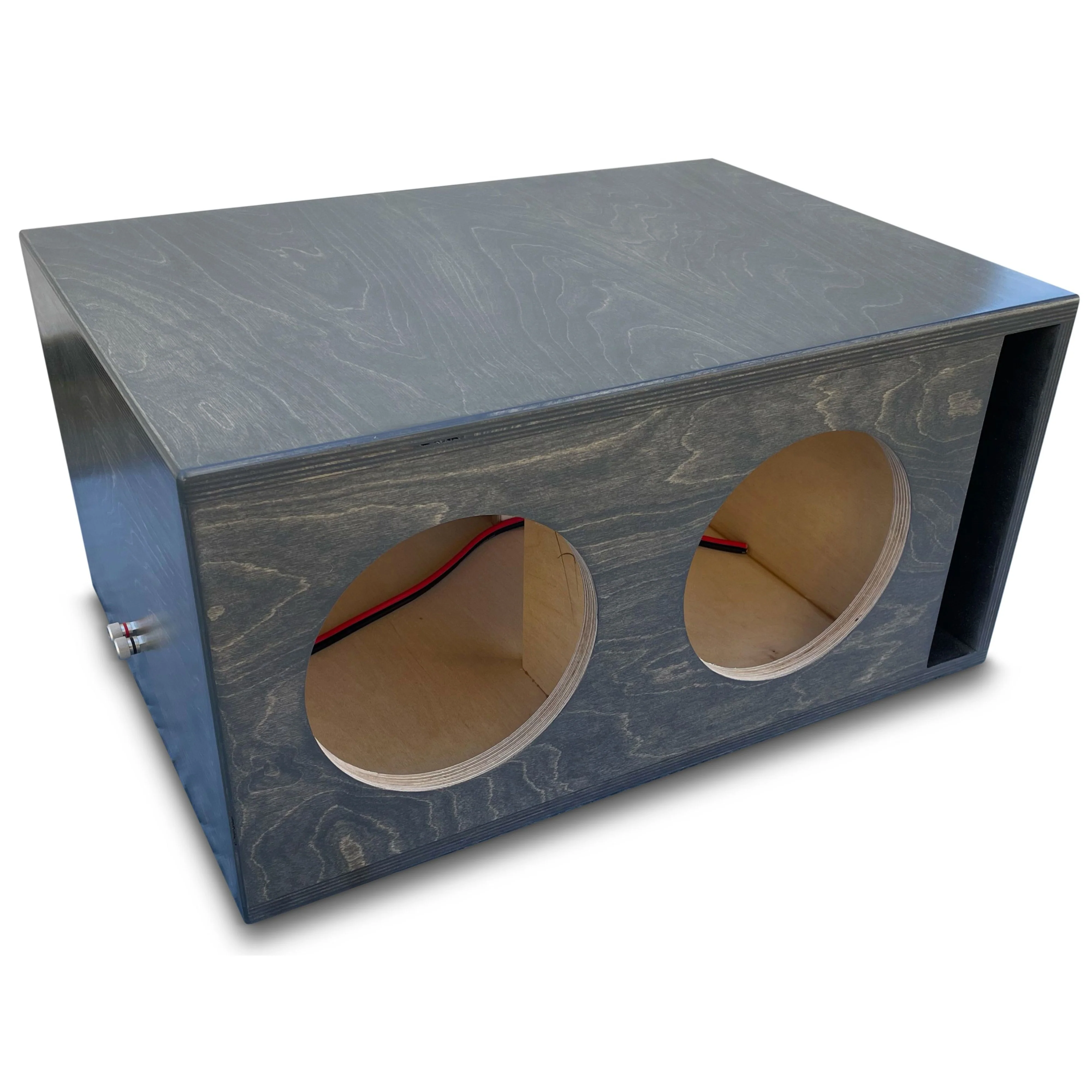 Dual Universal Birch 8" Ported Subwoofer Box 3/4" Baffle Tuned To 34Hz - Image 3