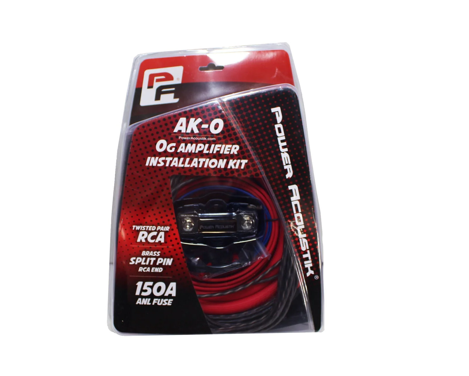 Power Acoustik 0 Gauge Amplifier Installation Kit with 150 ANL Fuse AK-0 - Image 8