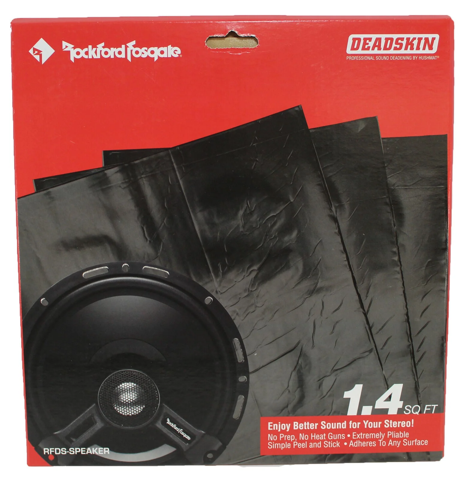 Rockford Fosgate 1.4 SQ FT Deadskin Sound Deadening Speaker Kit RFDS-SPEAKER - Image 2