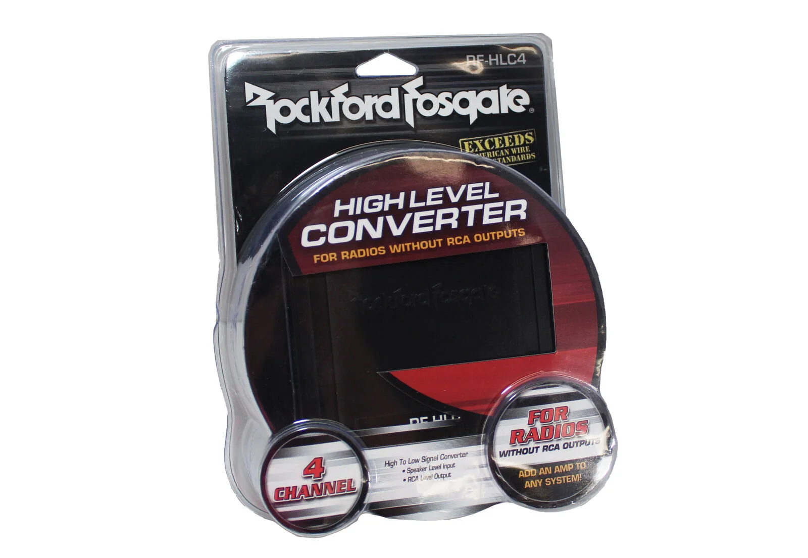 Rockford Fosgate 2-Channel High to Low Level Signal Converter RF-HLC - Image 4