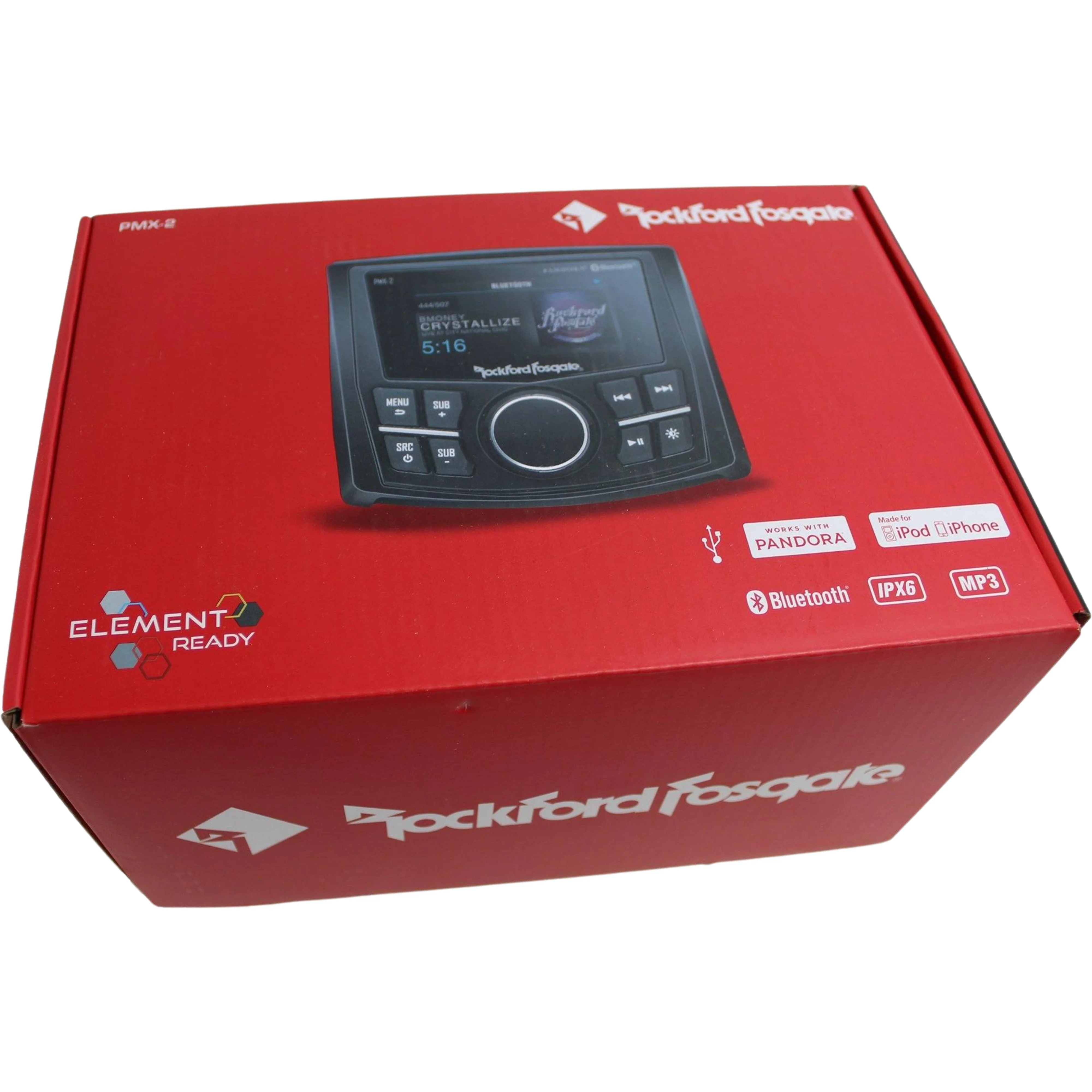 Rockford Fosgate PUNCH Marine Compact AM/FM/WB DIGI Media REC 2.7" DISPL / PMX-2 - Image 5
