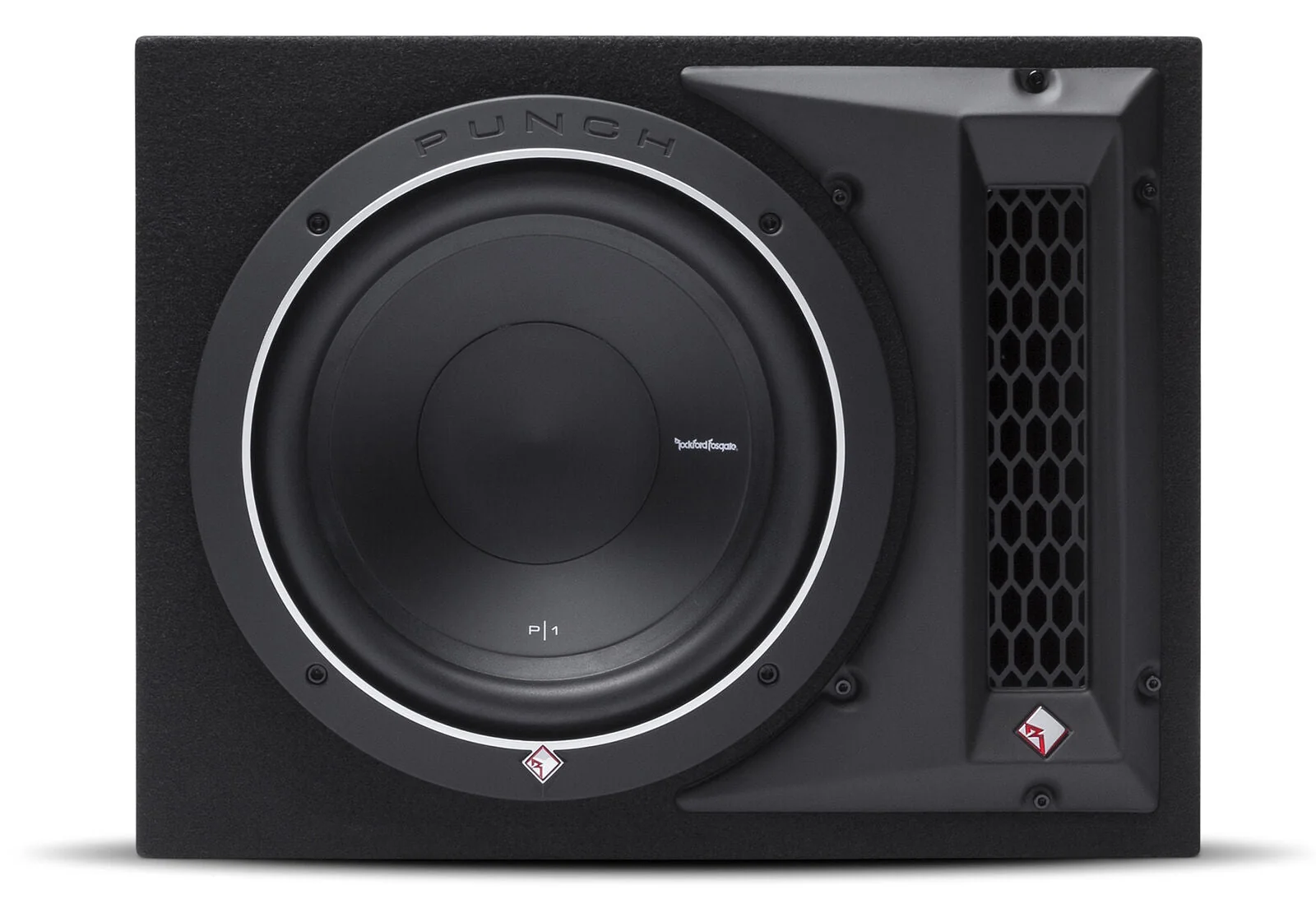 Rockford Fosgate Punch Single P1 12" 500W 4 Ohm Loaded Woofer Enclosure P1-1X12