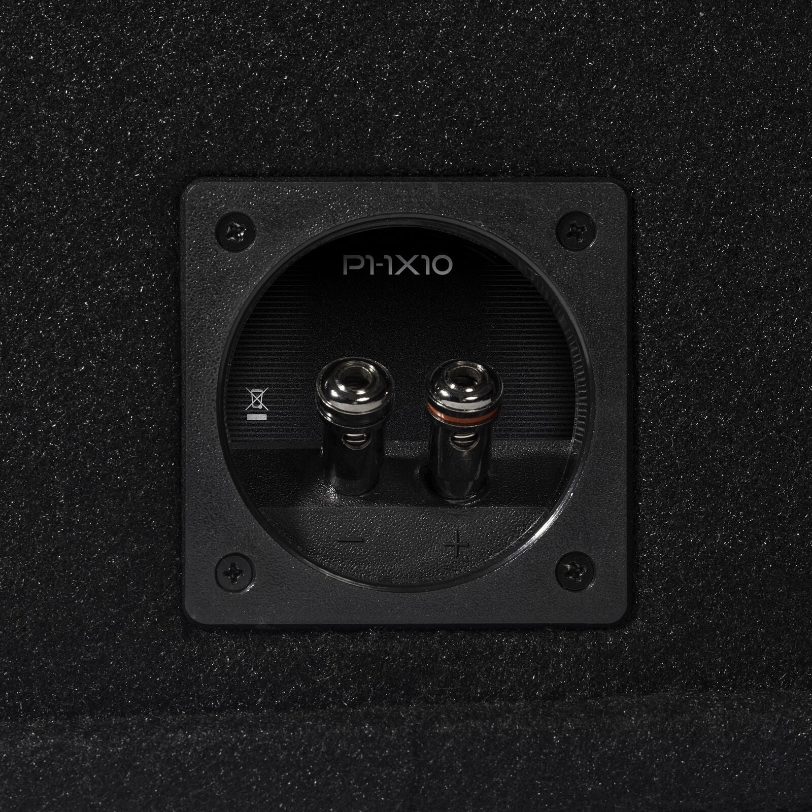 Rockford Fosgate Punch Single P1 12" 500W 4 Ohm Loaded Woofer Enclosure P1-1X12 - Image 6