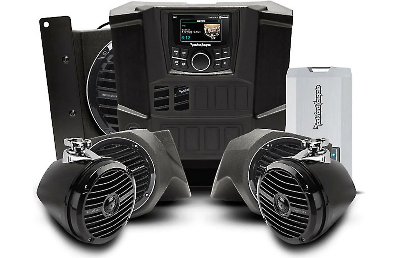 Rockford Fosgate RNGR-STAGE4 6.5" Polaris Ranger Full Audio System