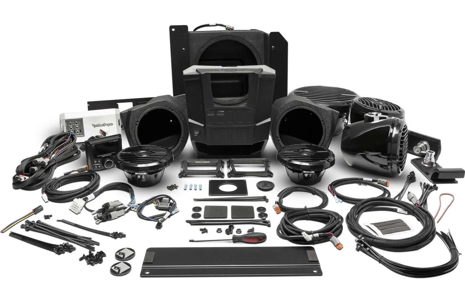 Rockford Fosgate RNGR-STAGE4 6.5" Polaris Ranger Full Audio System - Image 2