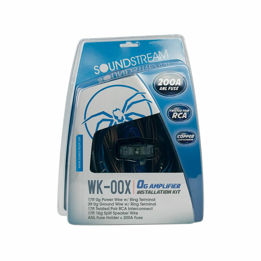 Soundstream WK-00X 0 Gauge Amplifier Installation Kit w/ 200A ANL Fuse - Image 3