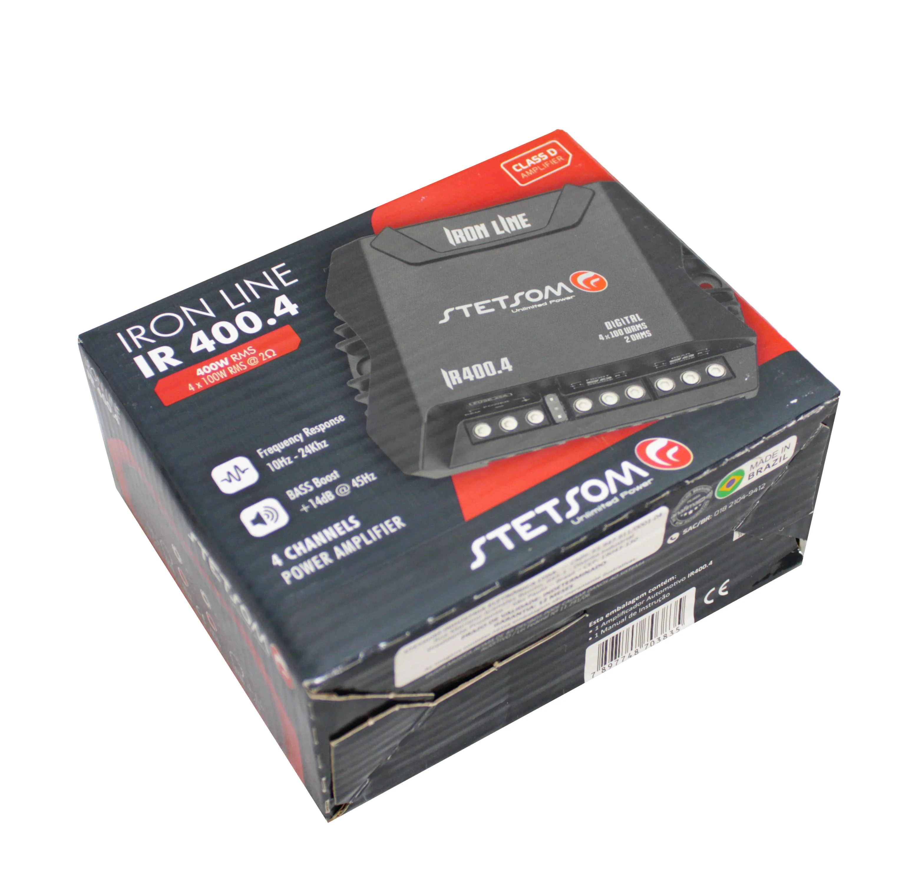 STETSOM IR400.4 2 ohms Iron Line Car Audio 400W Compact Amplifier 4 channel - Image 5