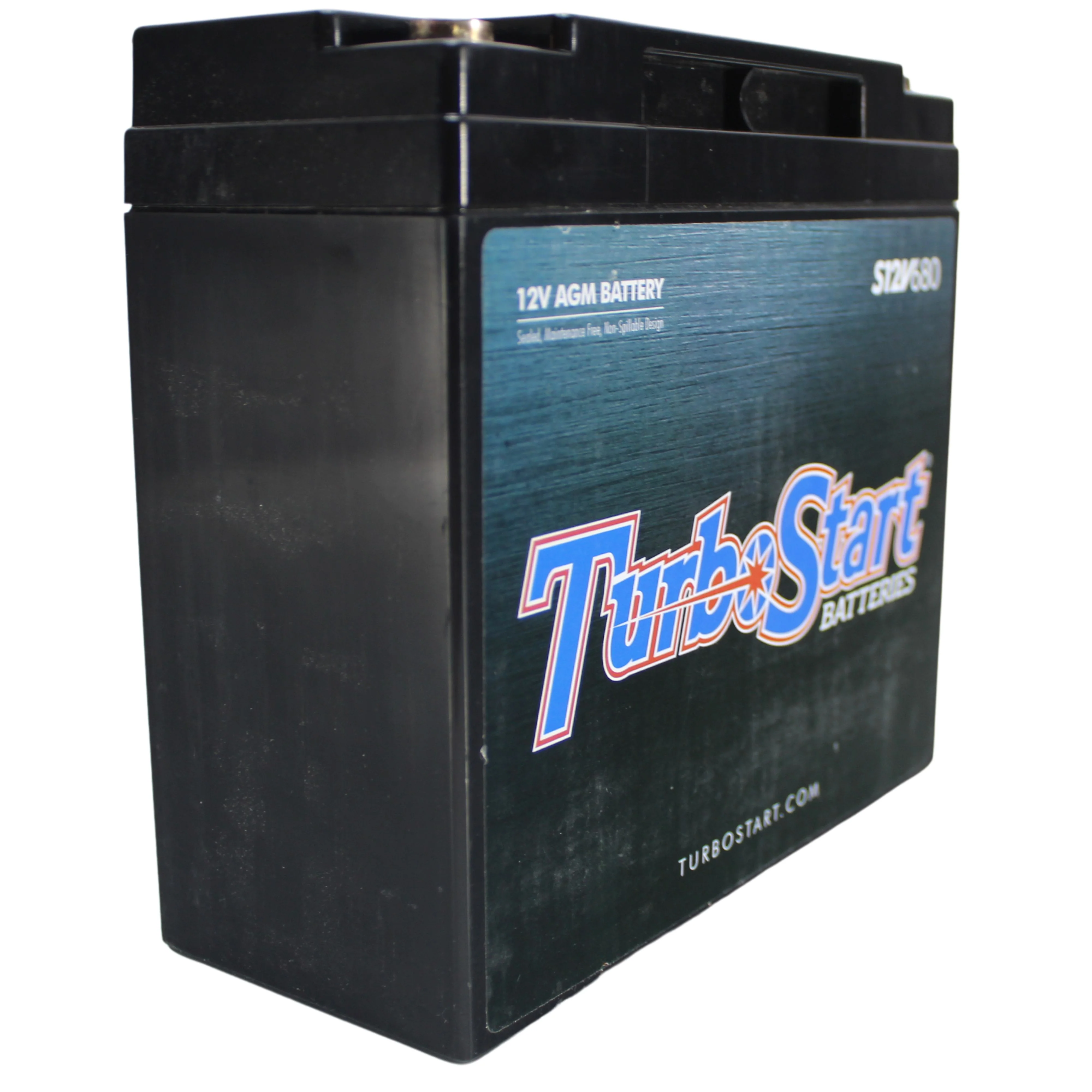 Turbo Start 12V AGM B-Stock Battery 370 Crank Amps Sealed  S12V680