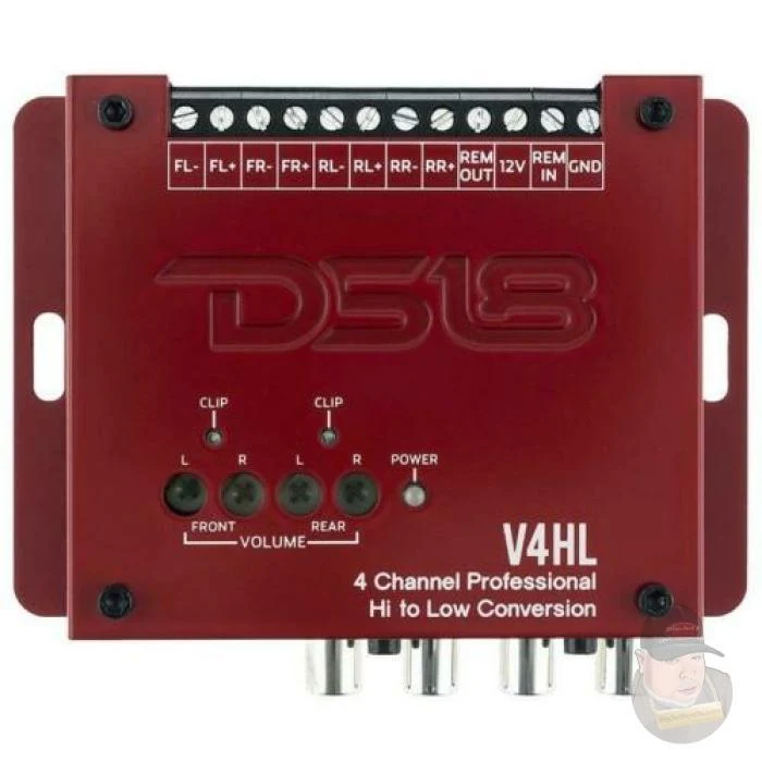 DS18 V4HL 4 Ch Line Out Converter High-Level Speaker Signal Low-Level - Image 7