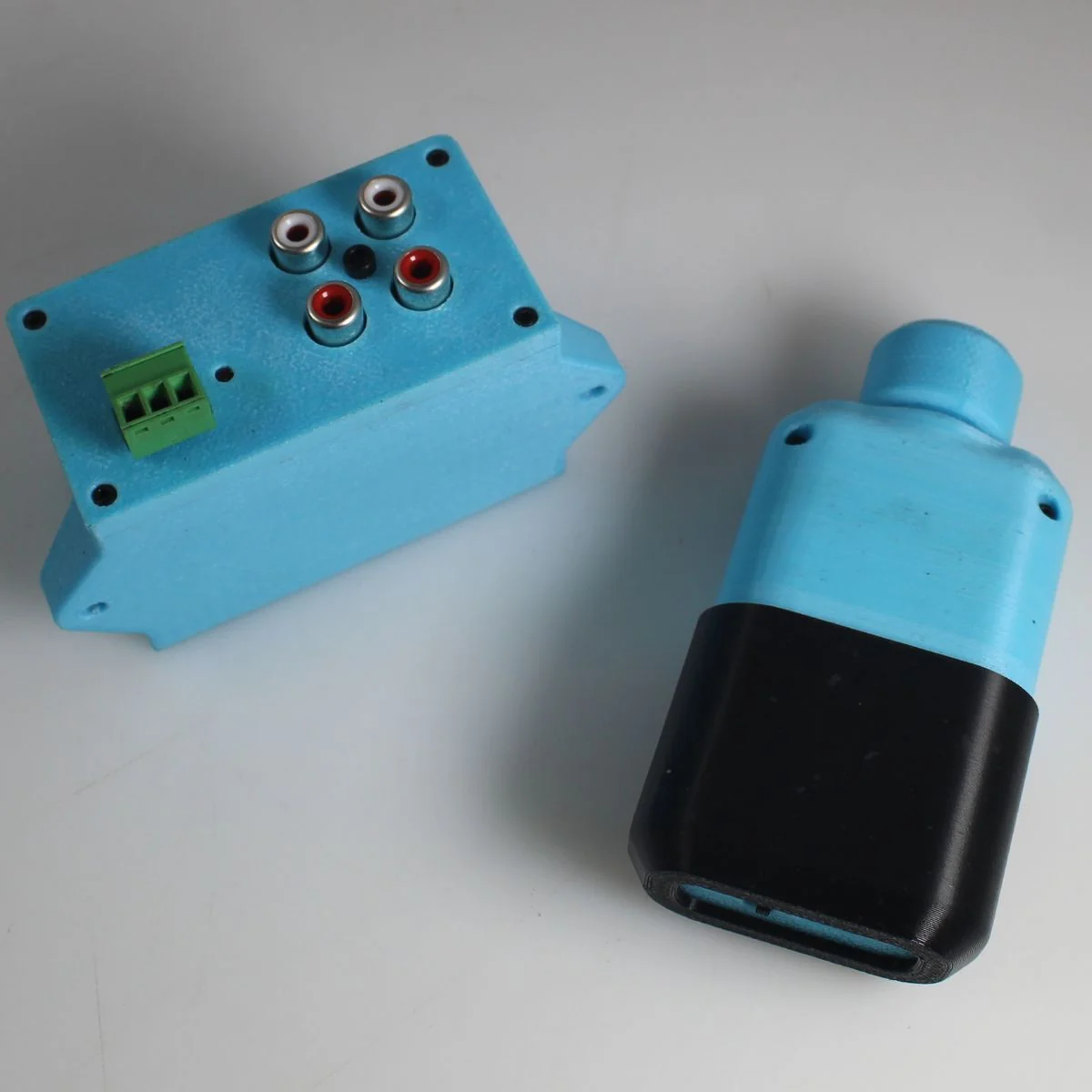 Wireless Bass Knob OLED Display RCA Attenuation & Volt Meter Light Blue OPEN BOX - Image 3