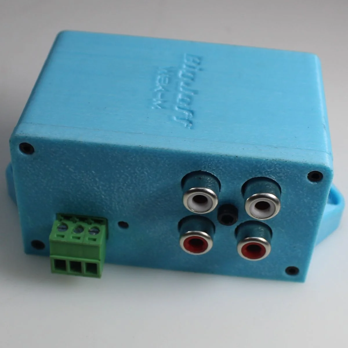 Wireless Bass Knob OLED Display RCA Attenuation & Volt Meter Light Blue OPEN BOX - Image 9
