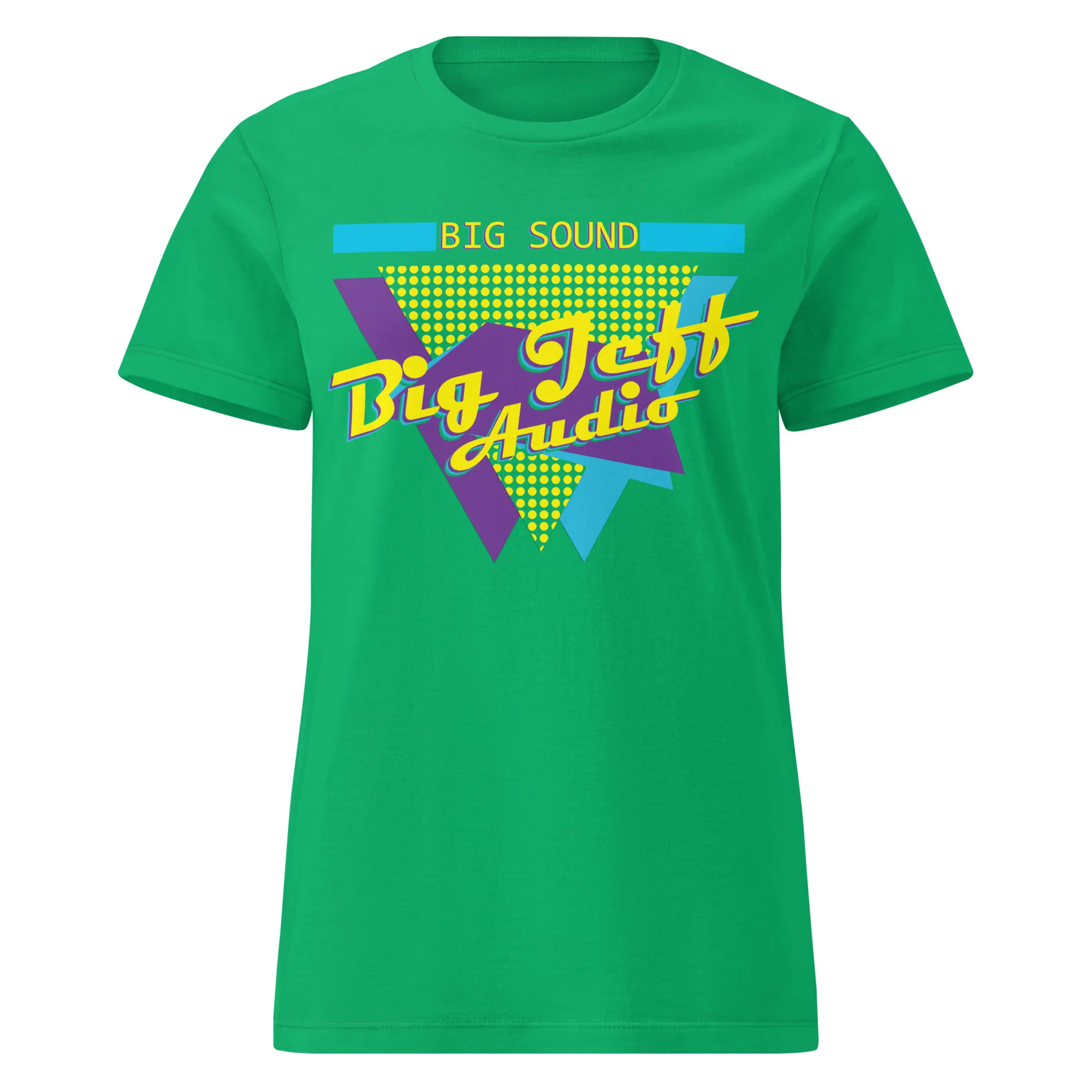 80's Inspired Vintage Big Jeff Audio Big Sound Soft T-Shirt - Image 28